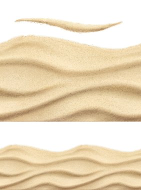 Sea sand, seamless patterns clipart