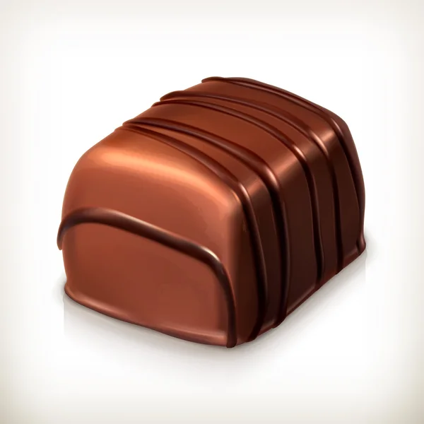 Εικονίδιο σοκολάτας — Διανυσματικό Αρχείο