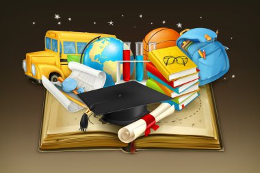 Eğitim - kitap, arka plan