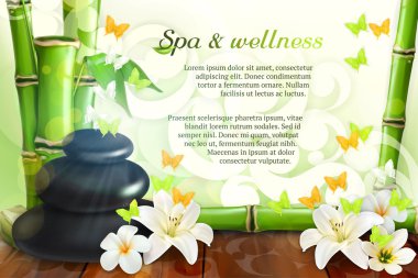 Spa ve sağlıklı yaşam arka plan