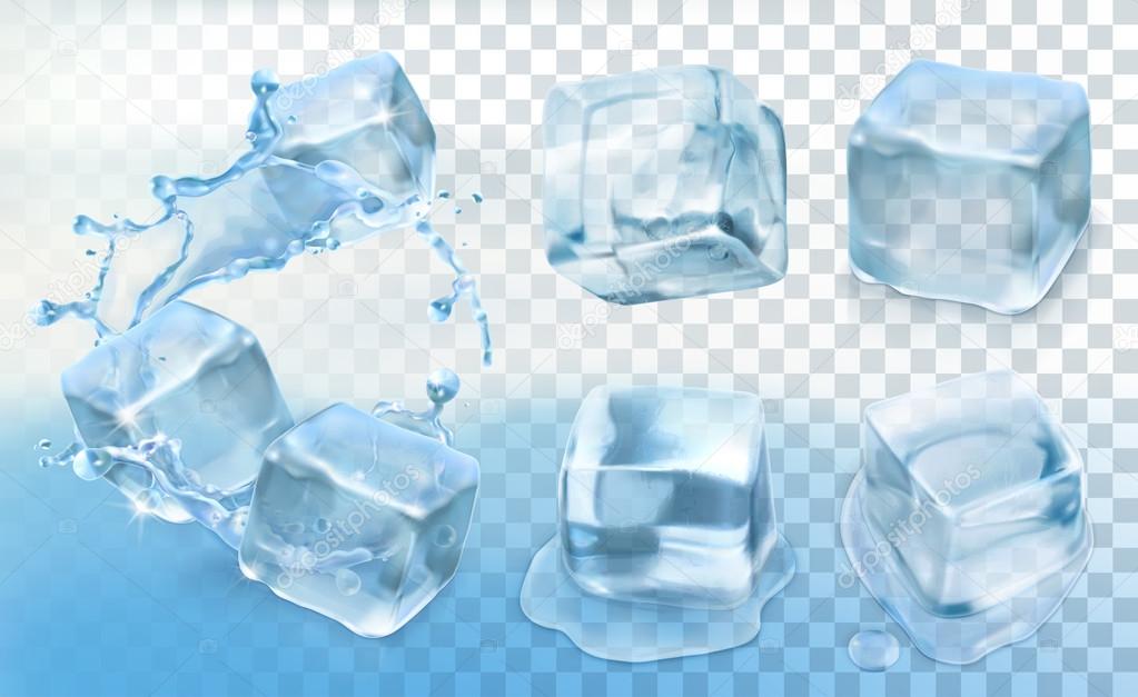 Ice cubes,   set