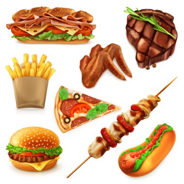 Fast Food simgeleri