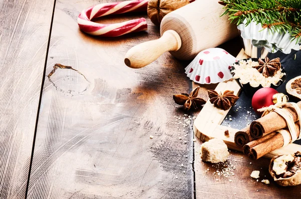 Kerstvakantie bakken — Stockfoto