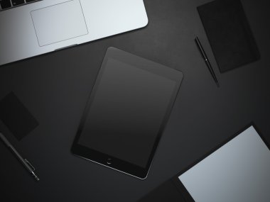 Mockup tablet ile marka