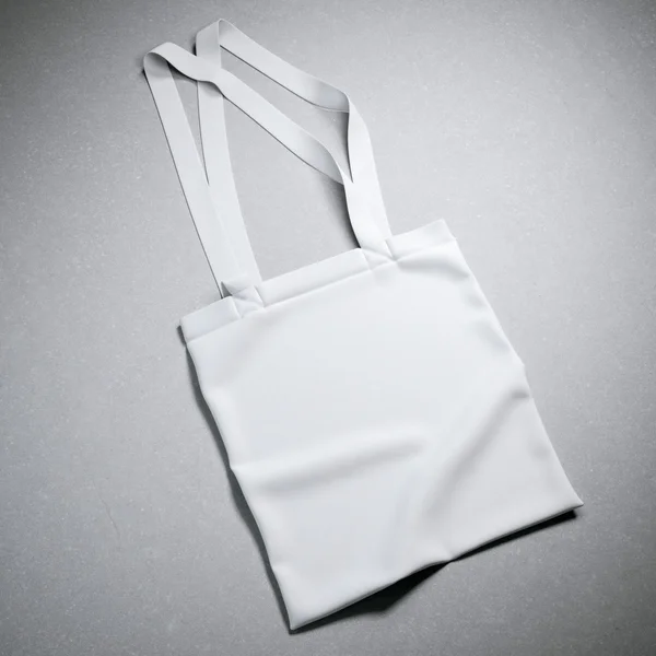 Sac textile en coton blanc — Photo