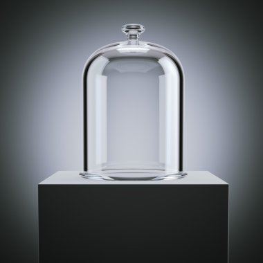 Cam çan. 3D render