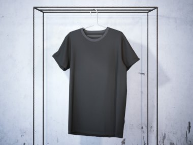 Modern askı boş blackt-forması. 3D render