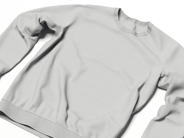 Sudadera con capucha en estudio blanco. renderizado 3d —  Fotos de Stock