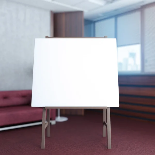 Easel with blank canvas — Stock Photo, Image