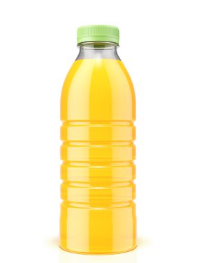 plastik şişe portakal suyu