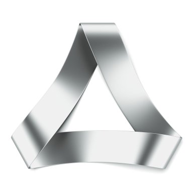 üçgen şeklinde metal şerit