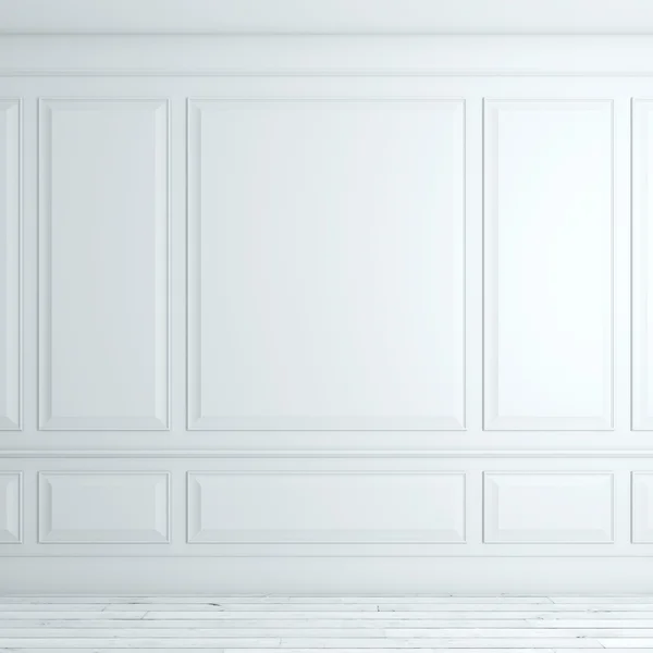White classical interior — Stock Photo, Image