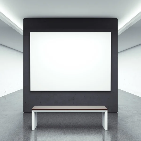 Salón con pared negra — Foto de Stock