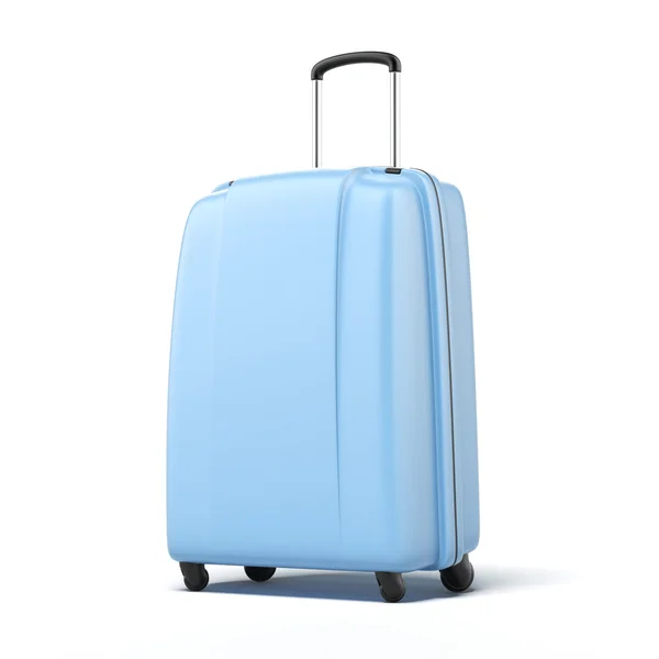 Blue large suitcase — Stock Photo, Image