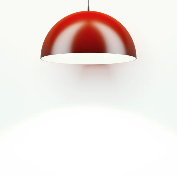 Rote Lampe — Stockfoto