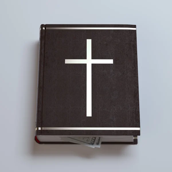 Santa Biblia y dinero —  Fotos de Stock