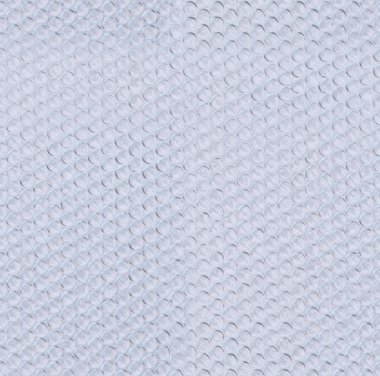 Plastik baloncuk döşeli şal doku