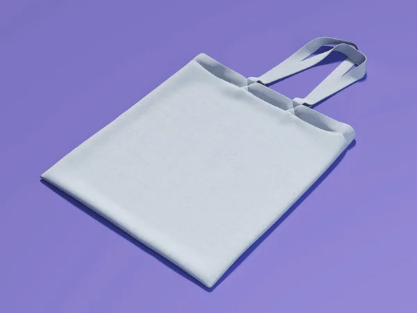 White cotton bag — Stock Photo, Image