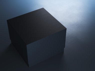 Lüks mavi karton kutu