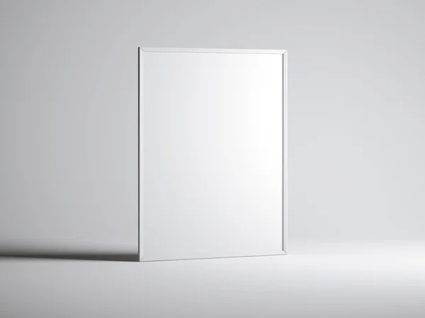 Blank white picture frame — Stock Photo, Image