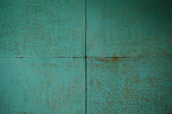 Rusty Colored Metal with cracked paint, grunge background — Stock Photo, Image