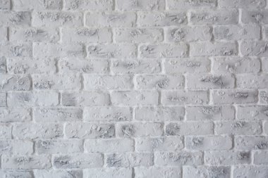 Soyut doku eski açık gri ve beyaz tuğla duvar arka planda kırsal Oda, eski paslı blokları, mimari duvar kağıdı lekeli