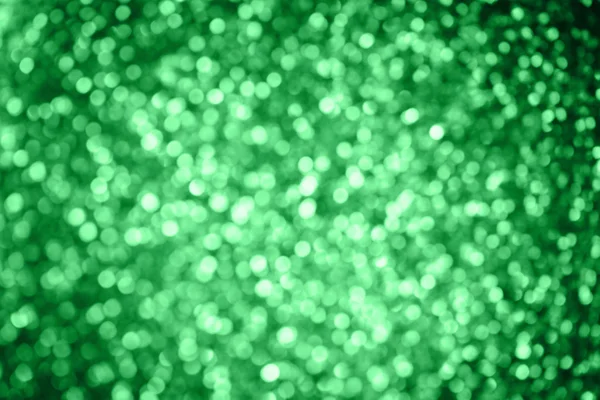 Tatil Noel ışık bokeh arka plan, yeşil renk.