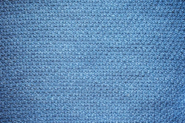 Knitting Background Blue Color,texture from natural yarn. — Stock Photo, Image
