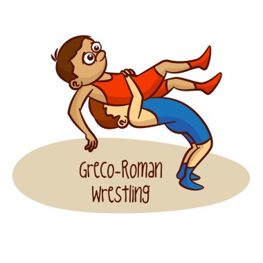 Summer Olympic Games. Sport. Greco-Roman Wrestling clipart