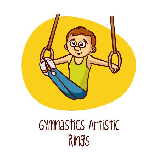 Summer Olympic Games. Sport. Gymnastics Artistic Rings