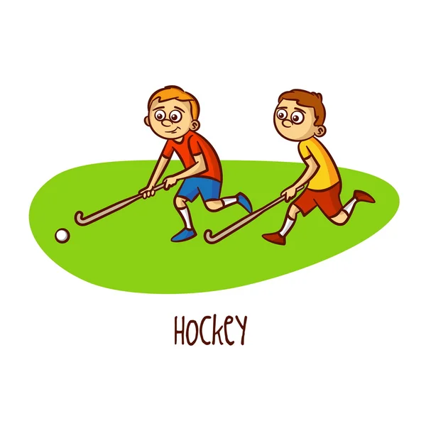 Olympische Sommerspiele. Sport. Hockey — Stockvektor