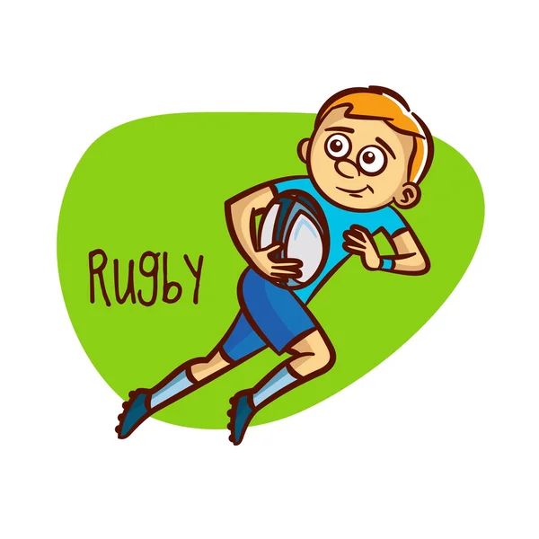 Jeux Olympiques d'été. Du sport. Rugby — Image vectorielle