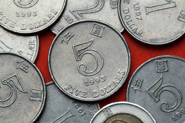 Different  Coins of Hong Kong — 스톡 사진