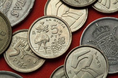 İspanya sikkeleri. Anguiano dansçı
