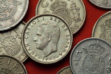 İspanya sikkeleri. Kral Juan Carlos ı