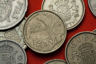 İspanya sikkeleri. Camino de Santiago