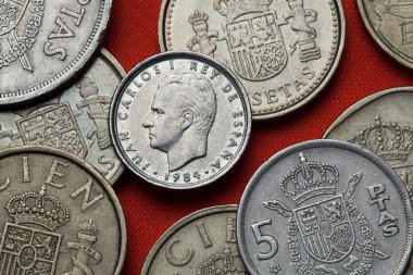 İspanya sikkeleri. Kral Juan Carlos ı