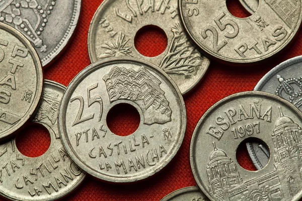 Vintage Coins of Spain — Stock Photo, Image