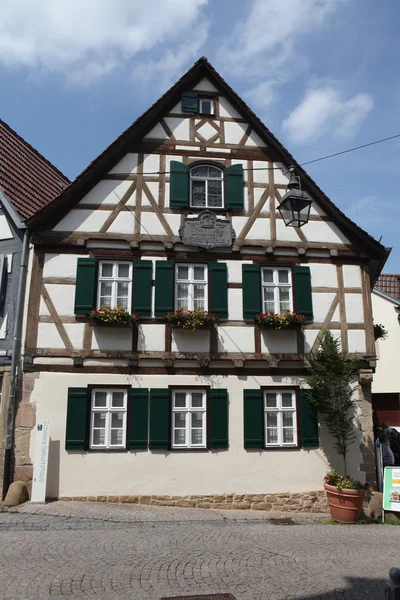 Traditional half-timbered house