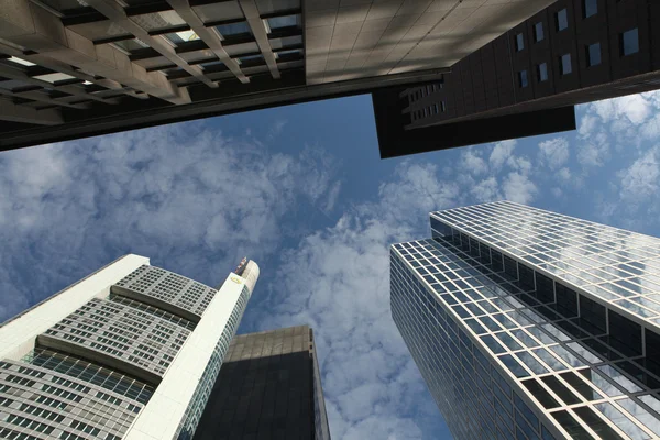 Modern skyscrapers in Bankenviertel — Stock Photo, Image