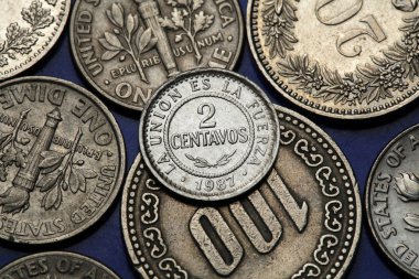 Coins of Bolivia clipart
