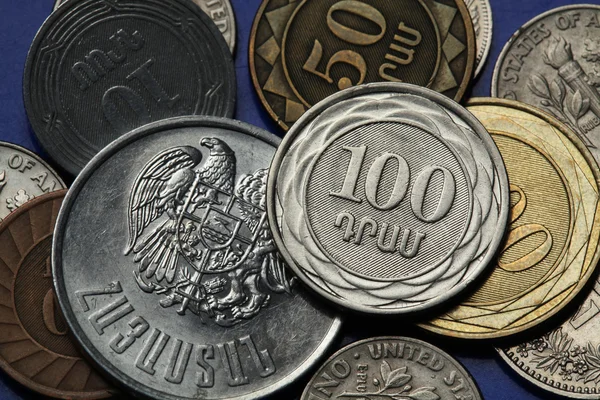 アルメニアのコイン — ストック写真