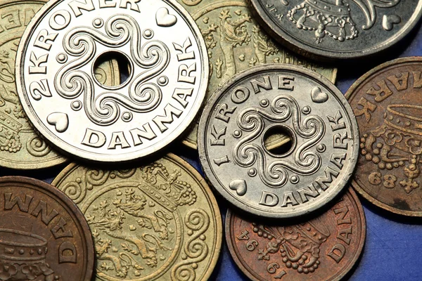 Coins of Denmark — Stock Photo, Image