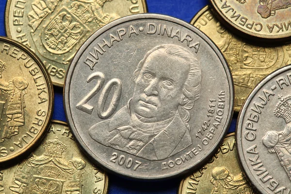 Mønter i Serbien - Stock-foto