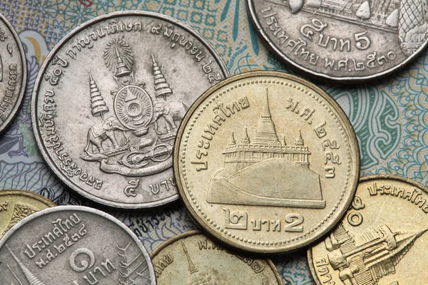 Coins of Thailand — Stock Photo, Image