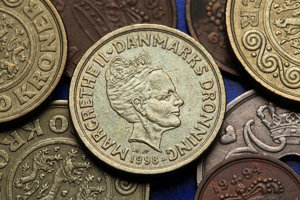 Coins of Denmark — Stock Photo, Image