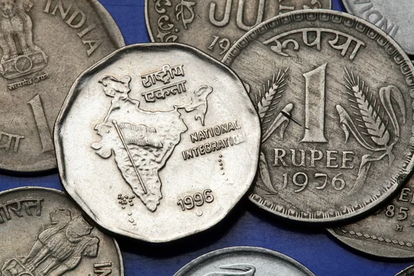 Coins of India — Stock Photo, Image