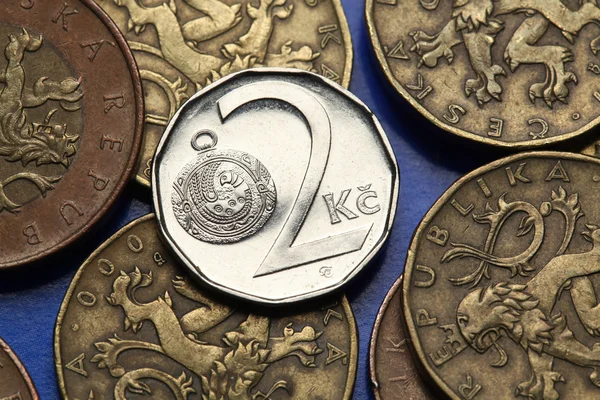 Coins of Czech Republic — Stock Photo, Image