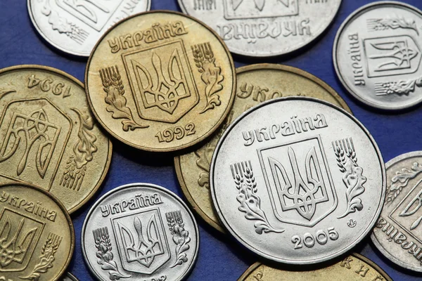 Pièces de monnaie de l'Ukraine — Photo