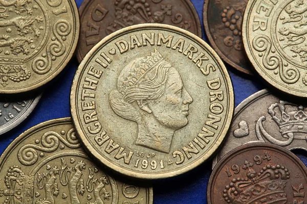 Coins of Denmark — Stock Photo, Image